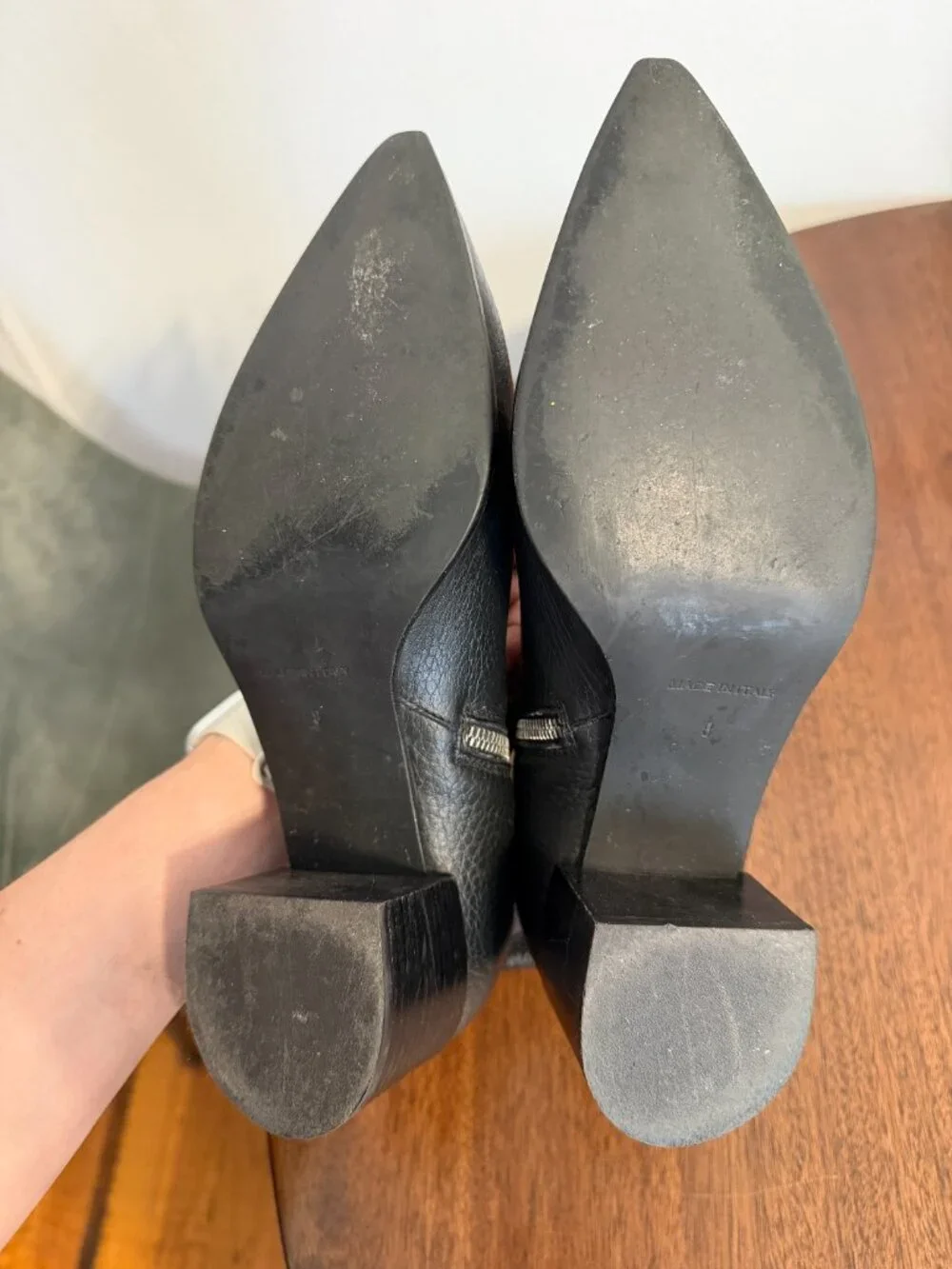 Everlane The Boss Boot Black Leather Size 8